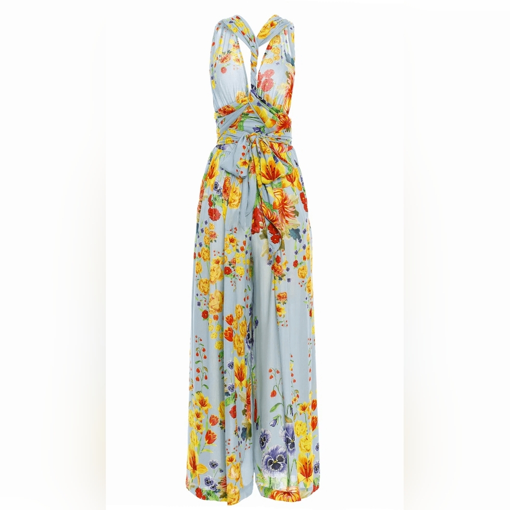 Agua Bendita Florence bouk wide leg jumpsuit large - Picture 8 of 14